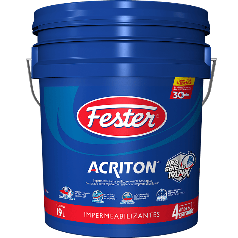 Fester Acriton 4 años 19 Litros Rojo